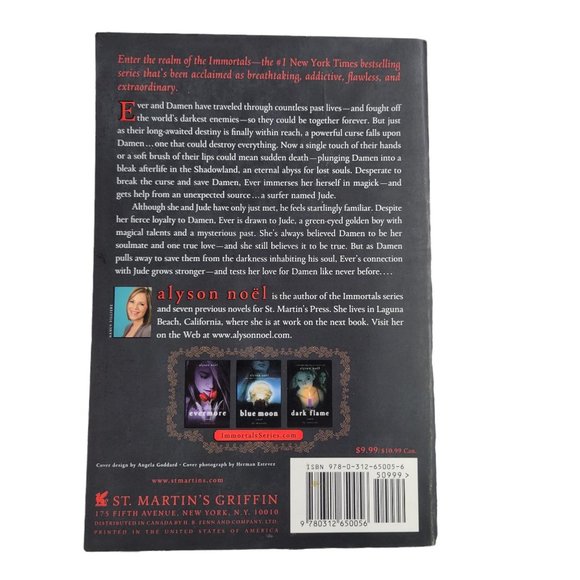 The Immortals Blue Moon Shadowland Evermore Alyson Noel Paperback Books Lot Of 3 - Picture 6 of 12